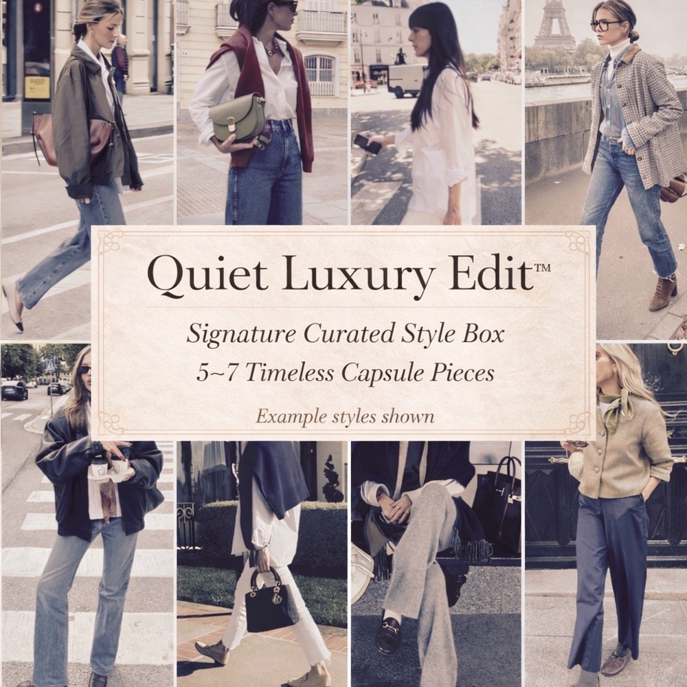 Quiet Luxury Edit™ | Signature Curated Style Box | 5–7 Timeless Capsule Pieces